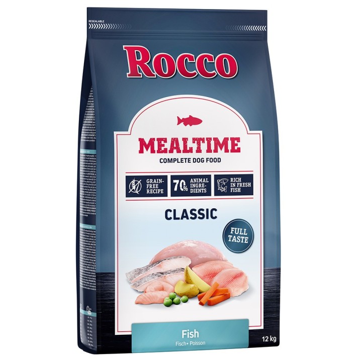 Rocco Mealtime - reich an frischem Fisch Sparpaket: 2 x 12 kg