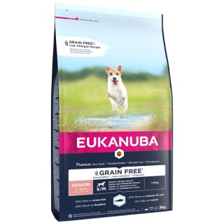 Eukanuba Senior Small & Medium Breed Grain Free Seefisch - 3 kg