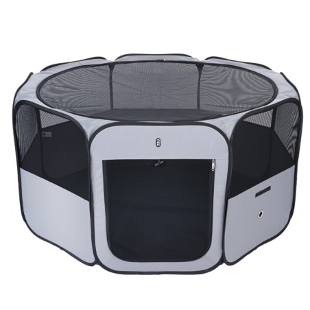 TIAKI Faltbarer Auslauf für Kleintiere und Welpen - S: L 78 x B 78 x H 42,5 cm