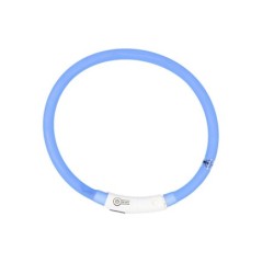 Leuchtendes Hundehalsband mit usb aus Silikon Duvoplus Flash