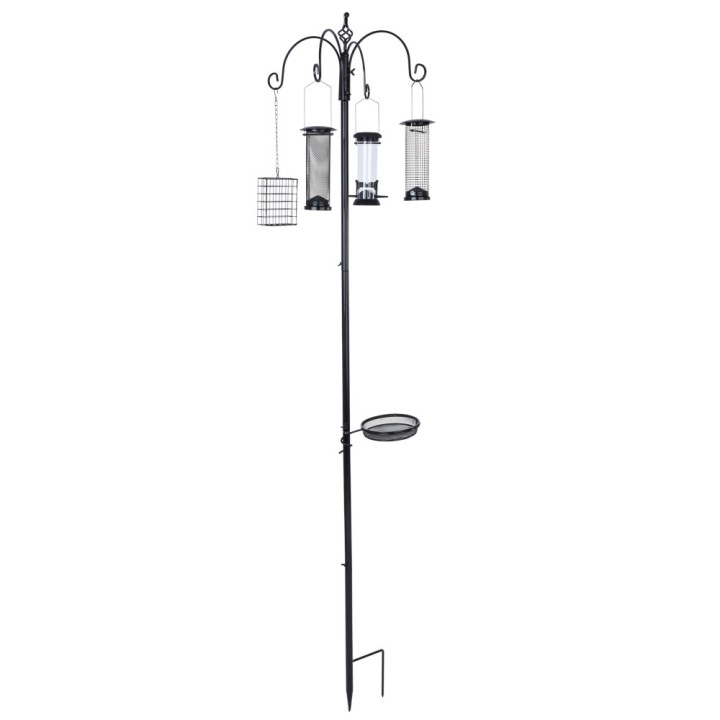 TIAKI Vogelfutterstation - Ø 50 x H 210 cm