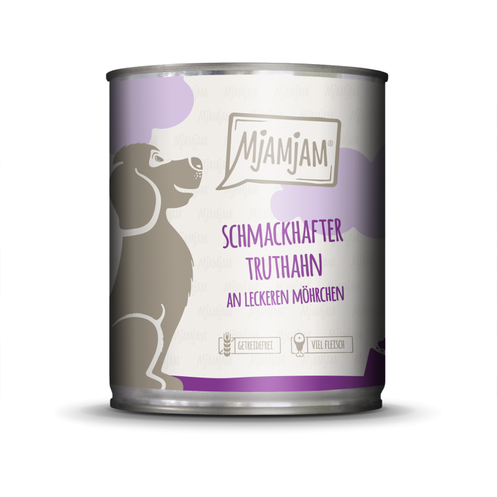 Mjamjam Truthahn und Karotte - 800 g