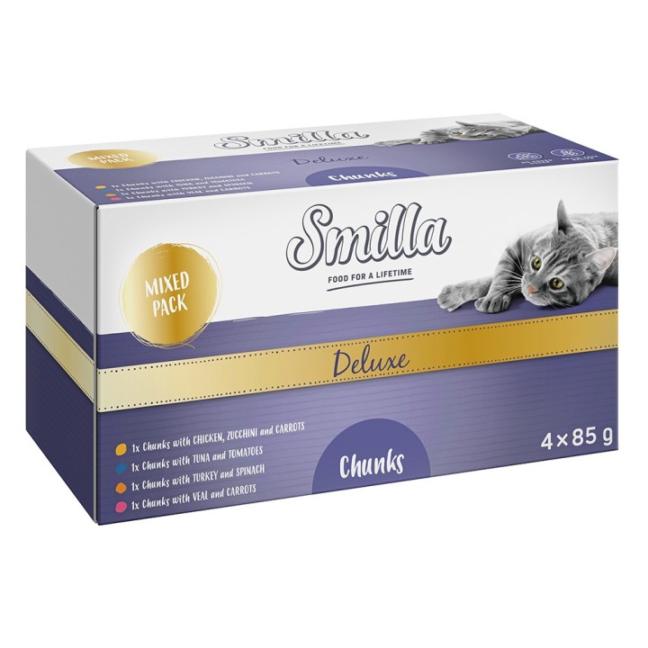 Smilla Deluxe Häppchen 12 x 85 g - Mixpaket