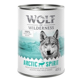 Wolf of Wilderness Adult - Single Protein 6 x 400 g  - Arctic Spirit - Rentier