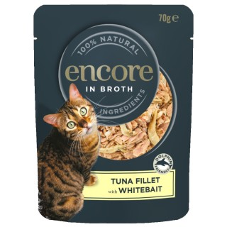 Encore Cat Pouch 16 x 70 g - Thunfisch und Weißfisch