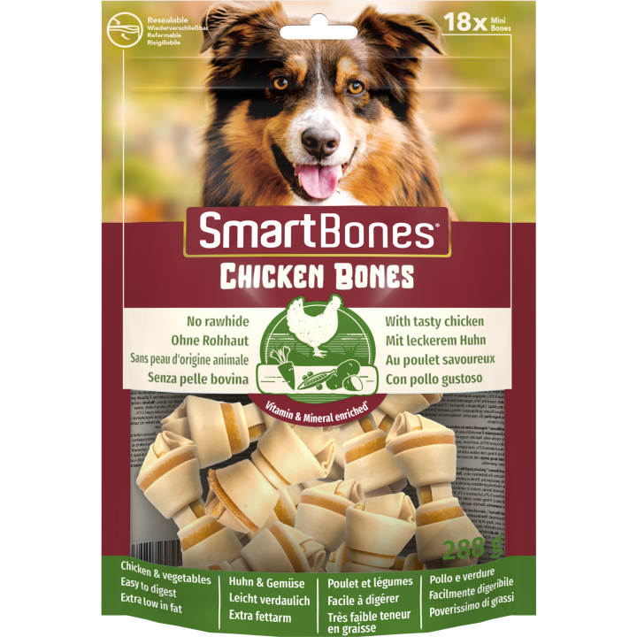 Smartbones Chicken Mini 18 Stück - 18 Stk
