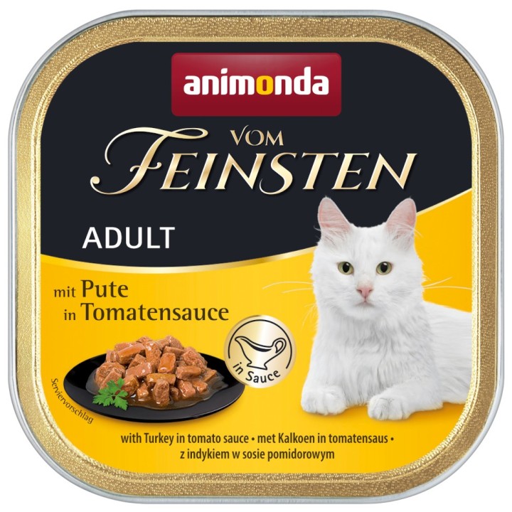 animonda vom Feinsten Adult NoGrain in Sauce 6 x 100 g - Pute in Tomatensauce