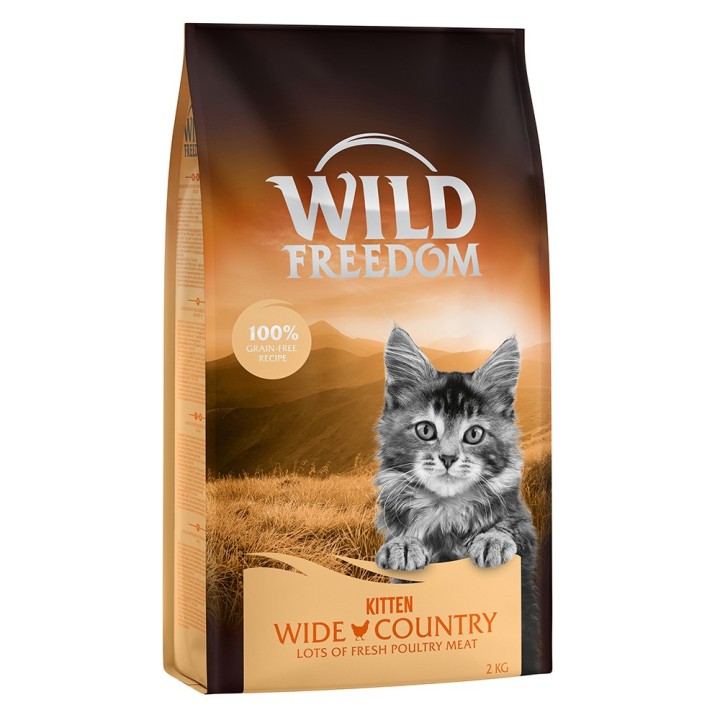 Wild Freedom Kitten "Wide Country" Geflügel - getreidefreie Rezeptur -  2 kg