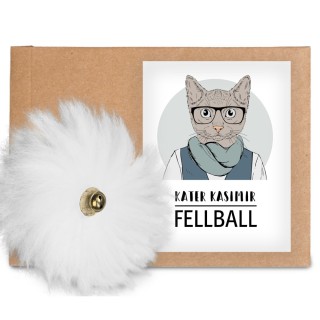 Kater Kasimir Fellball - 1 Stück