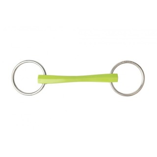 2-Ring-Gebiss für gerades Pferd Metalab Flexi Soft