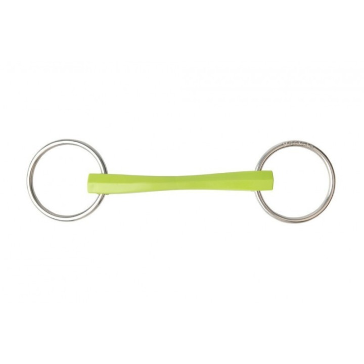 2-Ring-Gebiss für gerades Pferd Metalab Flexi Soft