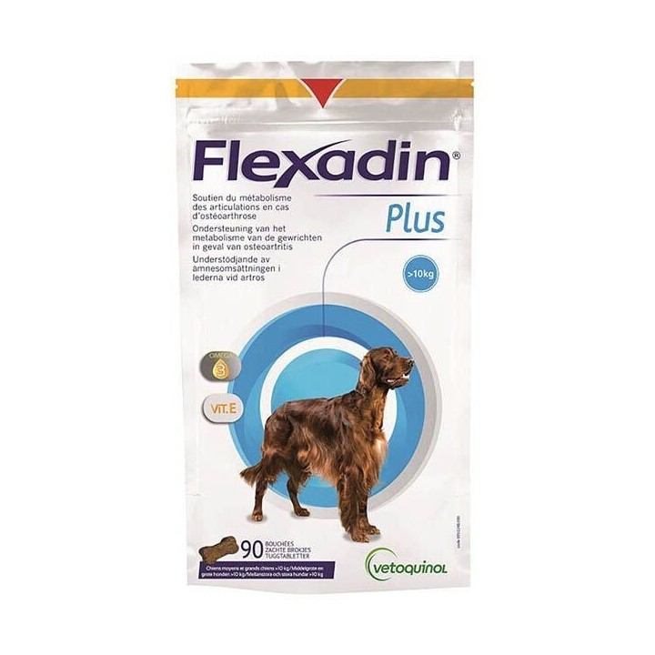 Nahrungsergänzungsmittel für Hunde über 10 kg Vetoquinol Flexadin (x30)