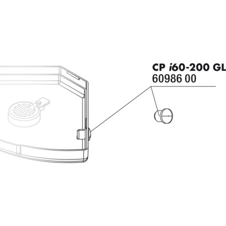 JBL CP i_gl Gummipuffer Bodenplatte - 1 Stk
