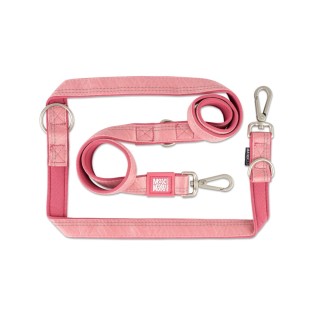 Max & Molly Multifunktionsleine - Matrix 2.0, rose - Größe S: 200 cm lang, 20 mm breit