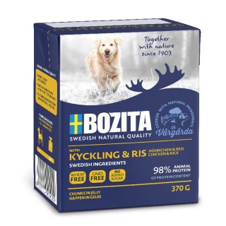Bozita Häppchen in Gelee 6 x 370 g - Hühnchen & Reis