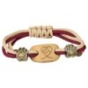 Trendfährte Paracord Armband [Bordeaux/Beige]