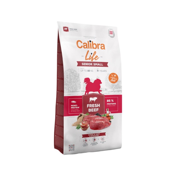 Calibra Dog Life Senior Kleine Rassen - Rindfleisch - 1,5 kg