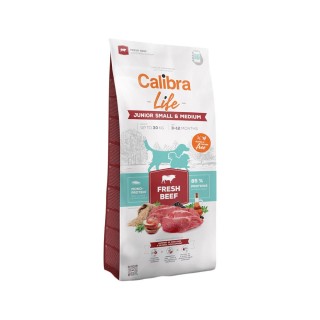 Calibra Dog Life Junior Kleine & Mittlere Rassen - Rindfleisch - 12 kg