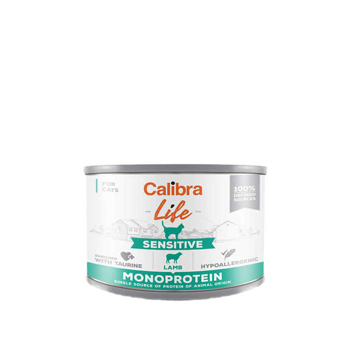 Calibra Cat Life Sensitive Nassfutter - Lamm - 6 x 200 g