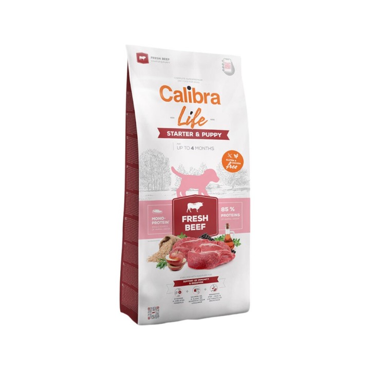Calibra Dog Life Starter & Puppy - Rindfleisch - 12 kg