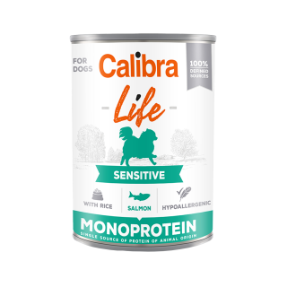 Calibra Dog Life Sensitive Nassfutter - Lachs - 6 x 400 g