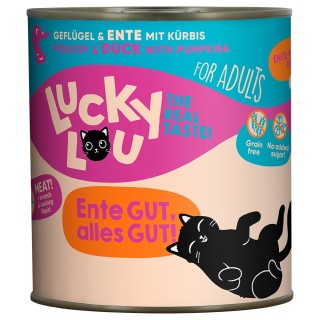 Lucky Lou Adult 6 x 800 g - Geflügel & Ente
