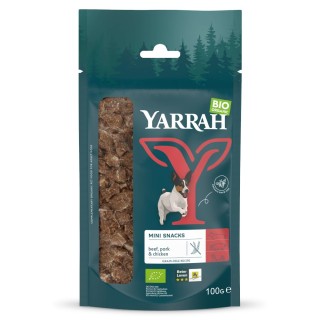 Yarrah Bio Mini Snack für Hunde - Sparpaket: 3 x 100 g