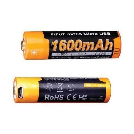 Wiederaufladbare Batterie mit Mikro-Usb Fenix