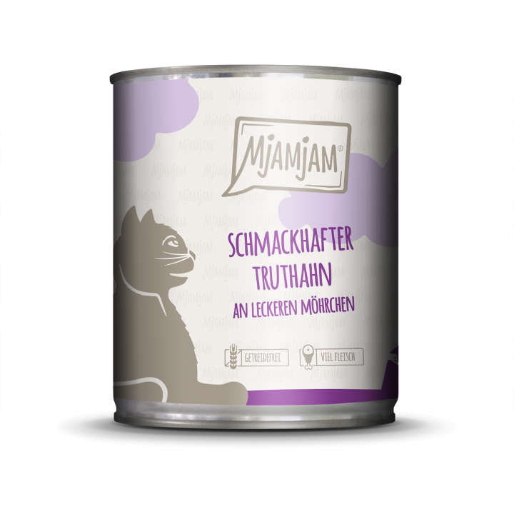 Mjamjam Truthahn und Karotten - 800 g