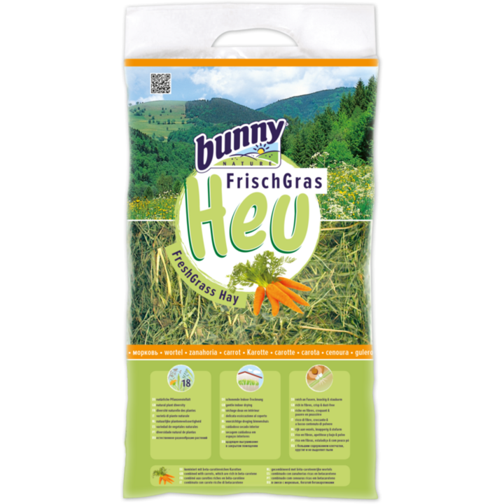 bunny FrischGras Heu - Karotte