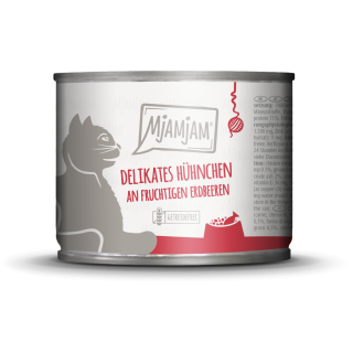 Mjamjam Huhn und Erdbeeren - 200 g
