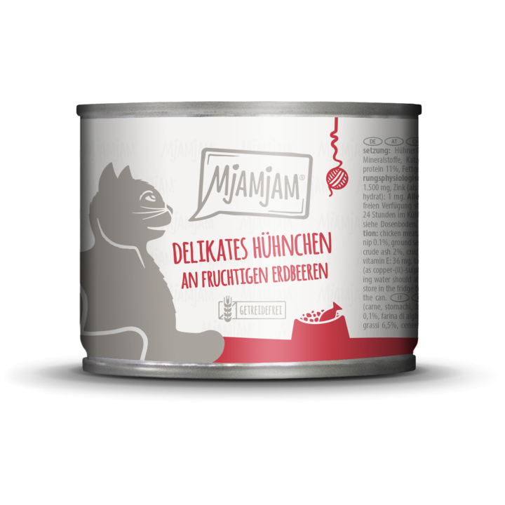 Mjamjam Huhn und Erdbeeren - 200 g