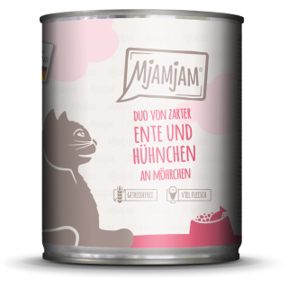 Mjamjam Ente, Huhn und Karotte - 800 g