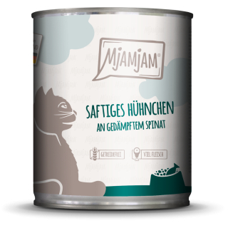 Mjamjam Huhn und Spinat - 800 g