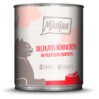 Mjamjam Huhn und Erdbeeren - 800 g
