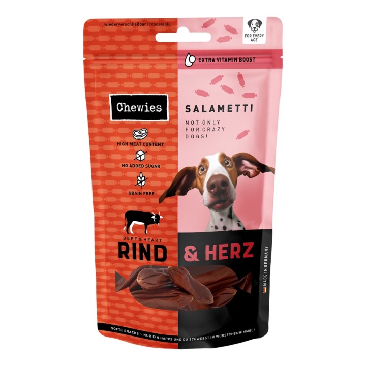 Chewies Salametti - Rind & Herz (2 x 200 g)
