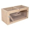 TIAKI Hamsterkäfig aus Holz XL - L 115 x B 50 x H 55,3 cm