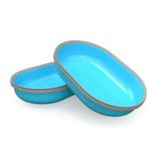 SureFeed Napf - 2x SureFeed Ersatz-Näpfe, 400 ml, blau