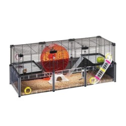 Hamsterkäfig mit Zubehör groß Ferplast Multipla