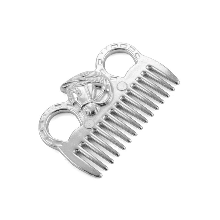 Aluminium-Pferdehaarbürste mit Kopf Umbria Equitazione