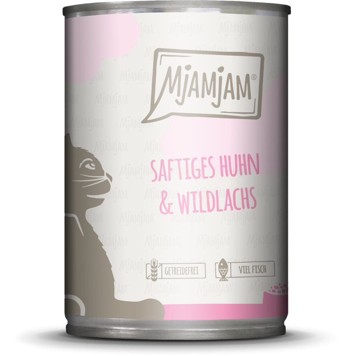 Mjamjam Huhn und Wildlachs - 400 g