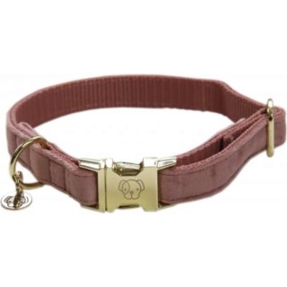 Kentucky Dogwear Hundehalsband "Velvet" altrosa - M (36-52 cm)