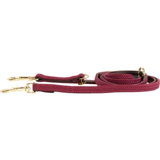 Kentucky Dogwear Hundeleine Plaited Nylon, 200x1,5 cm, Gr. L - bordeaux