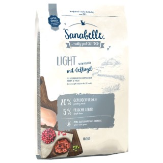 Sparpaket Sanabelle 2 x 10 kg - Light mit Geflügel