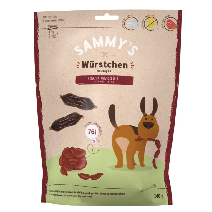 Sammy's Würstchen mit Wasserbüffel - Sparpaket: 6 x 240 g