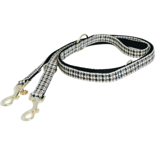 Kentucky Dogwear Hundeleine "Pied-de-Poule" - braun