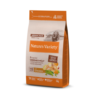 Nature's Variety No Grain Adult Medium/Maxi Freilandhuhn - 3 kg