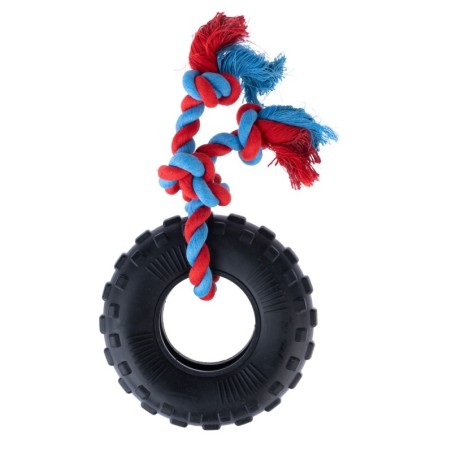 TIAKI Gummireifen mit Seil - Ø 20 x H 5 cm