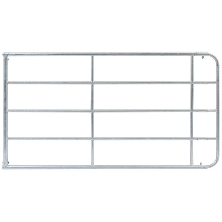 Verstellbare verzinkte Grasbarriere Kerbl 2 à 3m