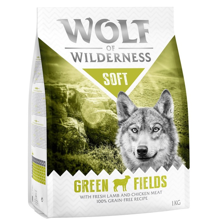 Wolf of Wilderness "Soft - Green Fields" Lamm - getreidefrei - 1 kg
